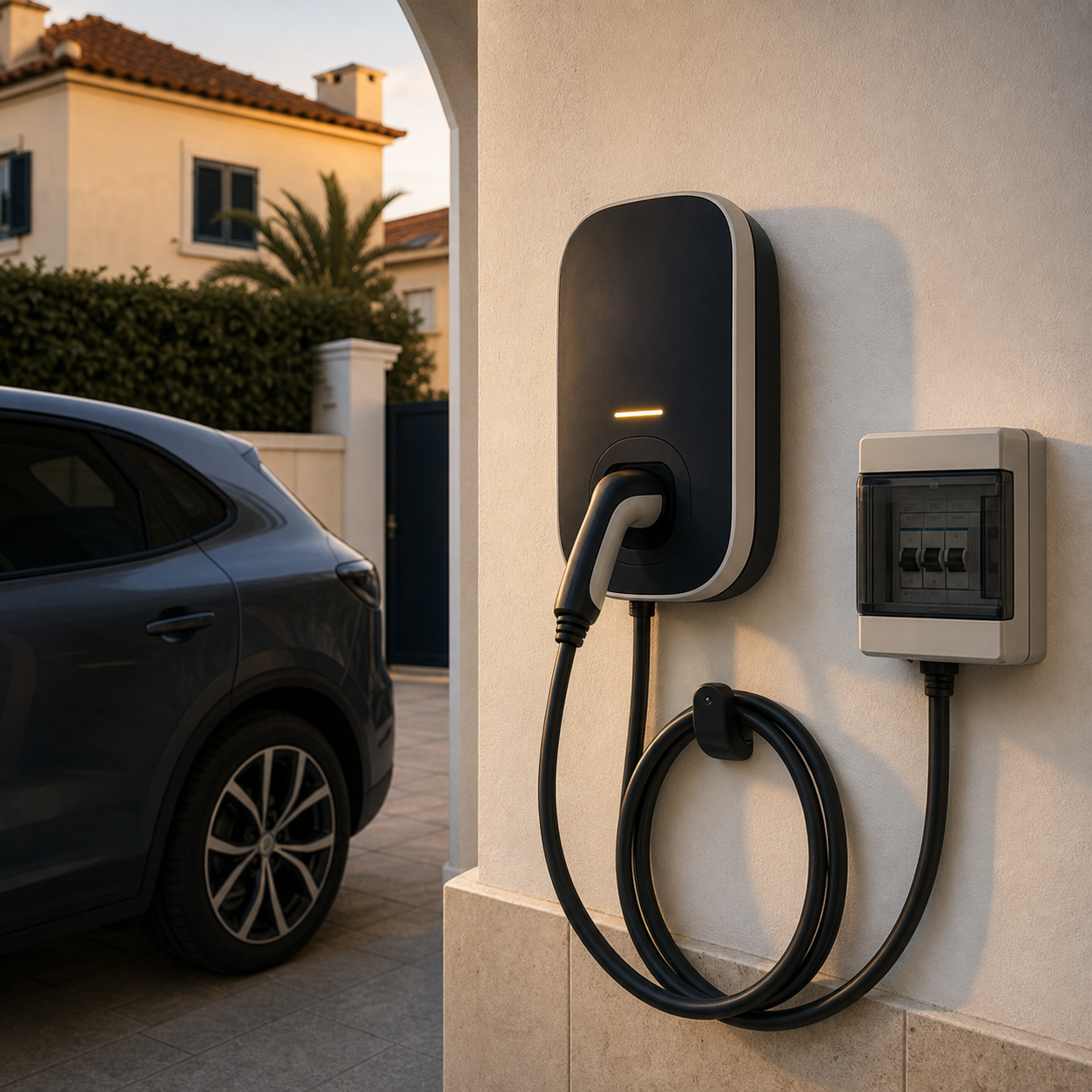 Placeholder: wallbox para veículo eléctrico, Cascais
