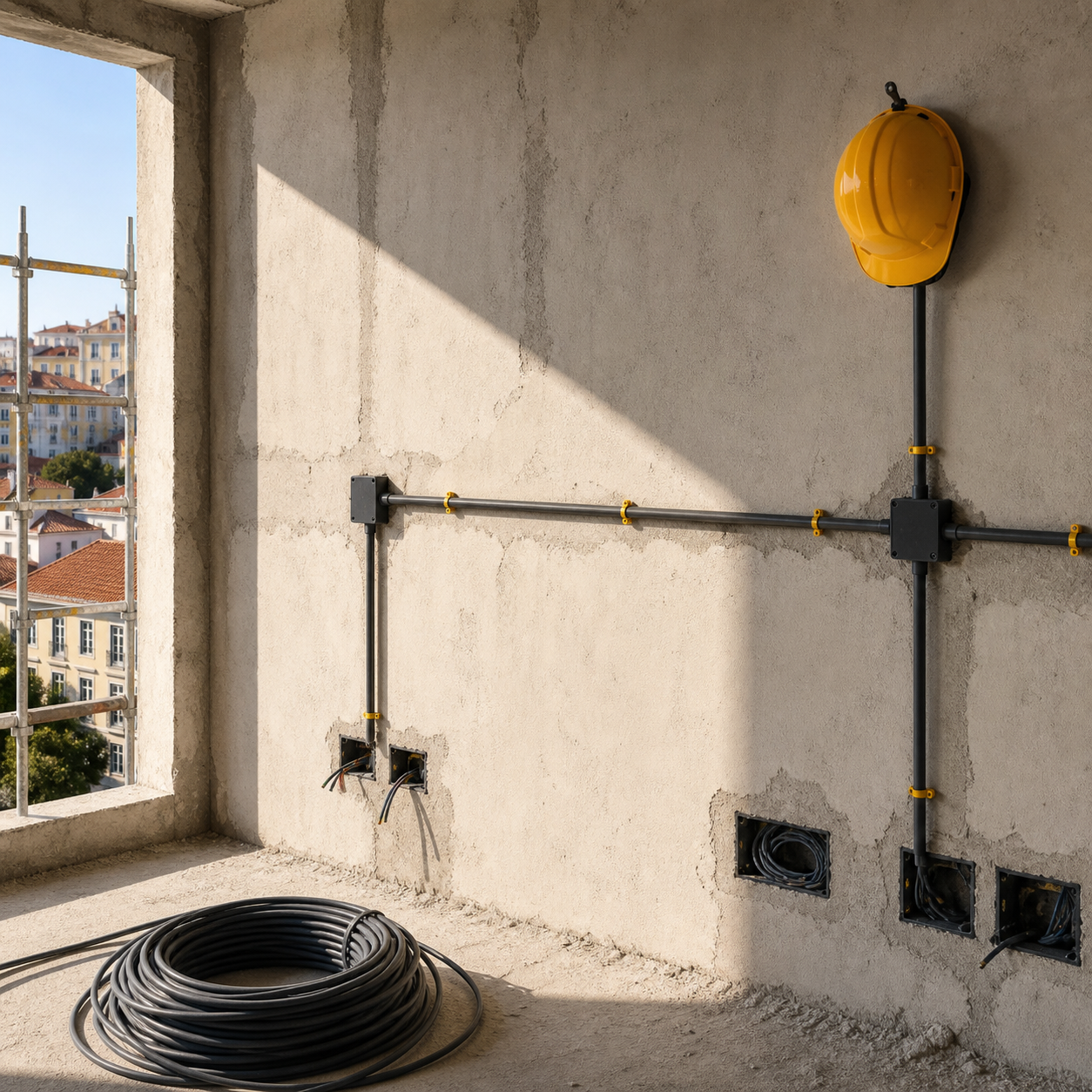 Serviços para obras e construção